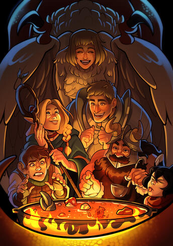 Dungeon Meshi Print