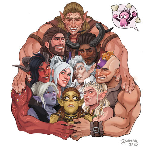 BG3 Anniversary Print